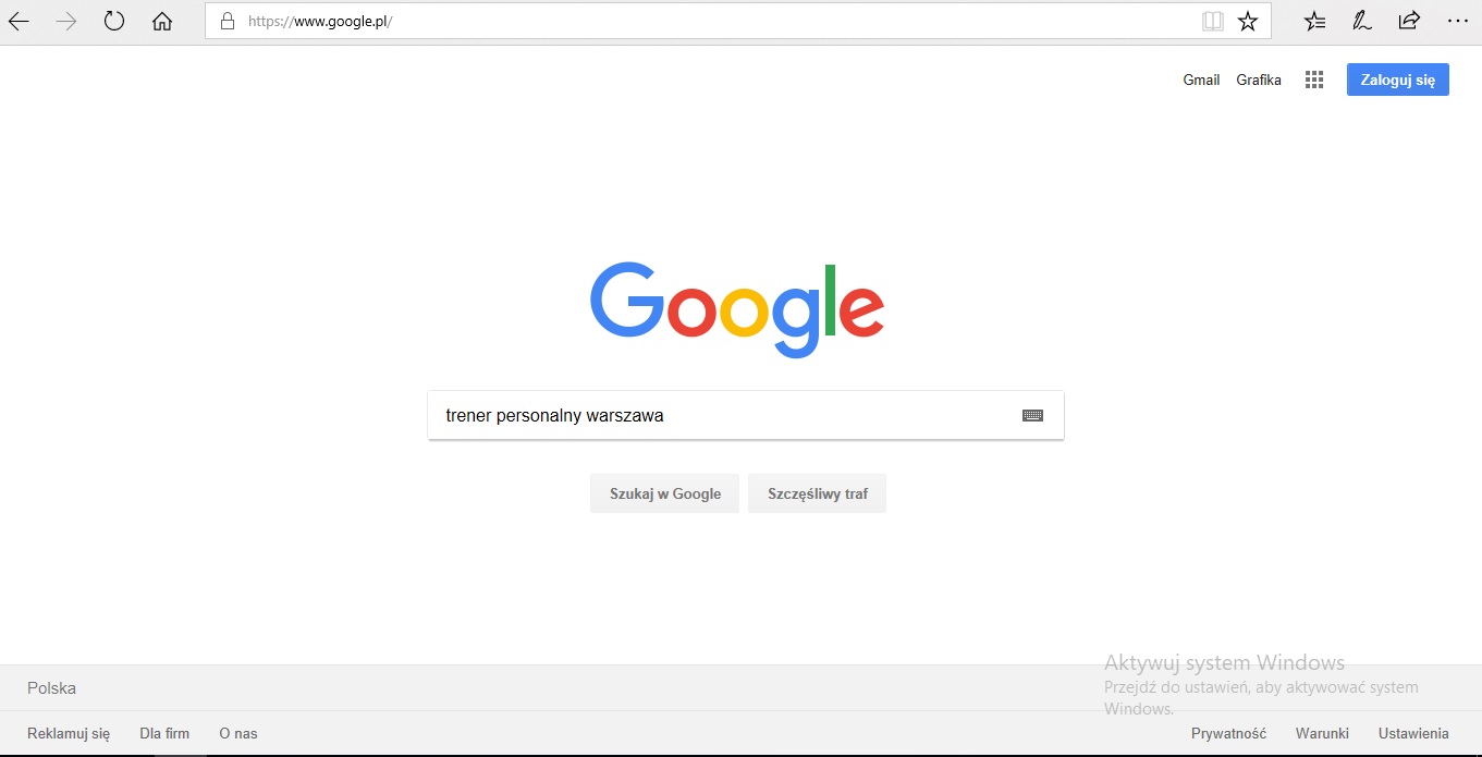 Trener personalny - jak go znaleźć w Google Trener personalny - jak go znaleźć w Google